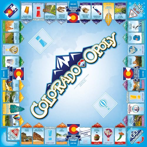 Colorado-Opoly Juego de Mesa de Viaje Familiar 2-6 Jugadores miniatura 3