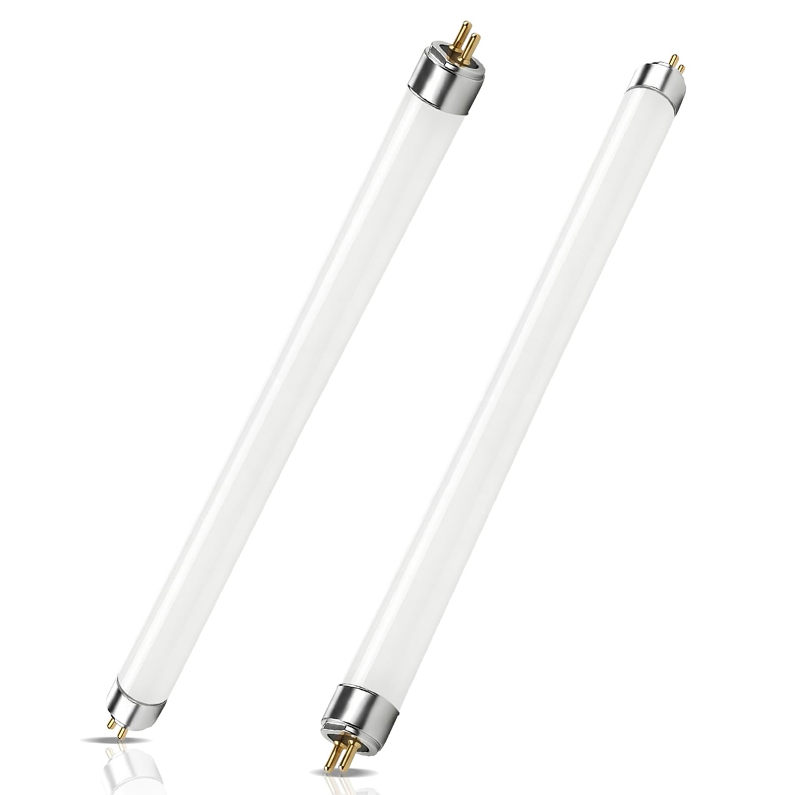 Liuyife 2 Pack 6W Fluorescent Tube, T5 Cool White 4000K, 225mm, G5 Base Low Energy Consumption Tube Light, Emergency Energy Saving Light, Suitable for Kitchen, Bathroom, Cabinet, Garage