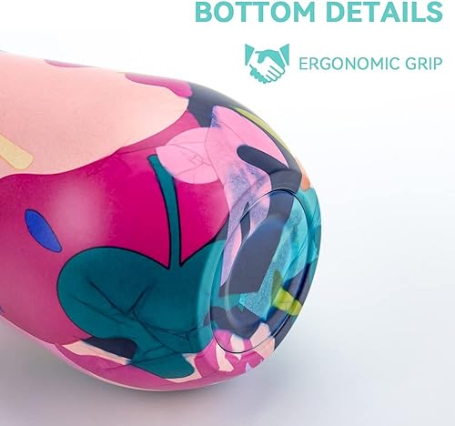 Miniatura 3 de PLATINIUM - Vaso de vino de acero inoxidable (paquete de 2), vaso de vino aislado al vacío de 12 onzas con tapa 2 en 1 y popote, mantiene el frío y