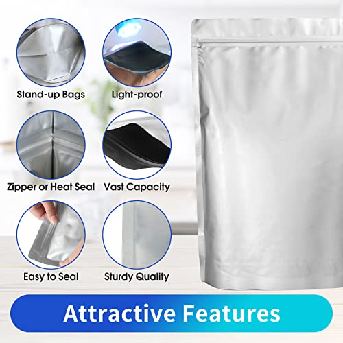 image for DEIAO 15 Mil 5 Gallon Mylar Bags for Food Storage with 2500cc Oxygen A