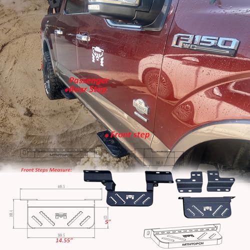 Estribos Laterales para Ford F150 y F250 2015-2026 miniatura 2