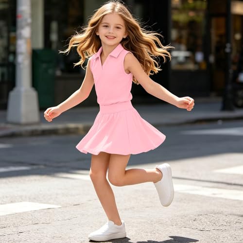 Ensemble jupe athlétique fille polo et mini jupe plissée - 6
