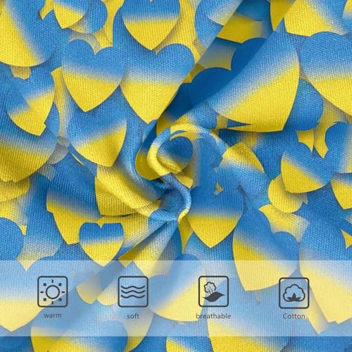 Joisal Cotton Girls Underwear Toddler Blue Yellow Hearts Gradient Panties Little Girl Aesthetic Briefs Underpants 2t3