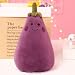 LEIhhdy 25-75 cm Bambola Melanzana Viola Melanzana Peluche Bambola Regalo di Compleanno Maschile e Femminile 50 cm A