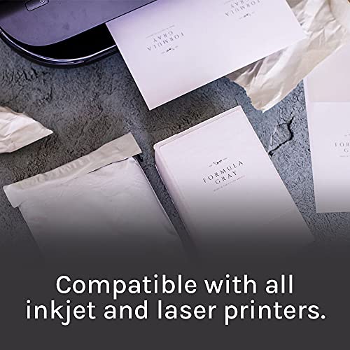 Premium Label Supply White Sticker Shipping Labels – 4" X 5" – Laser/Inkjet Compatible – (4 Labels/Sheet), 25 Sheets - 100 Total Adhesive Labels #TOP2