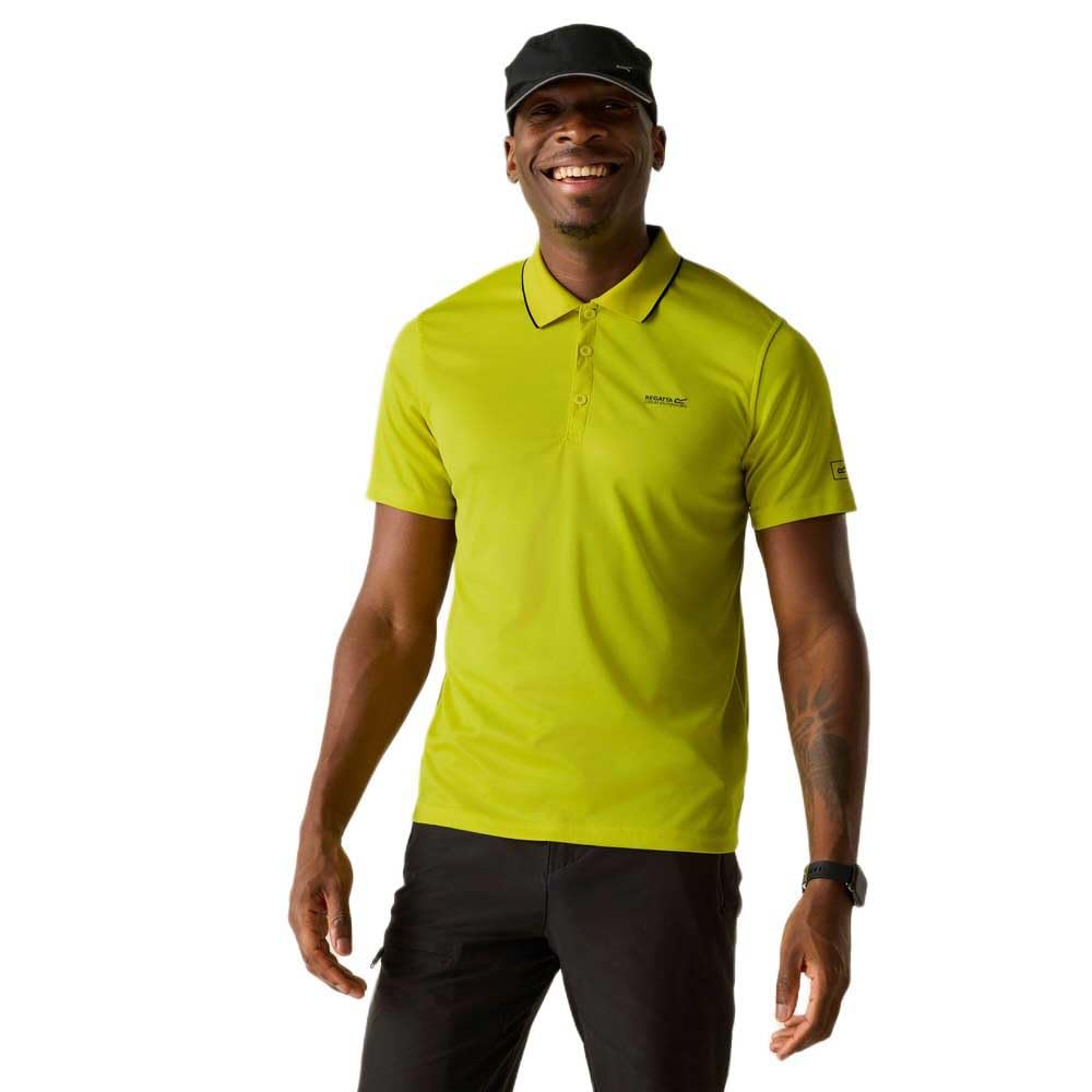 Regatta Men's Yellow Maverick V Short Sleeve Polo 2XL