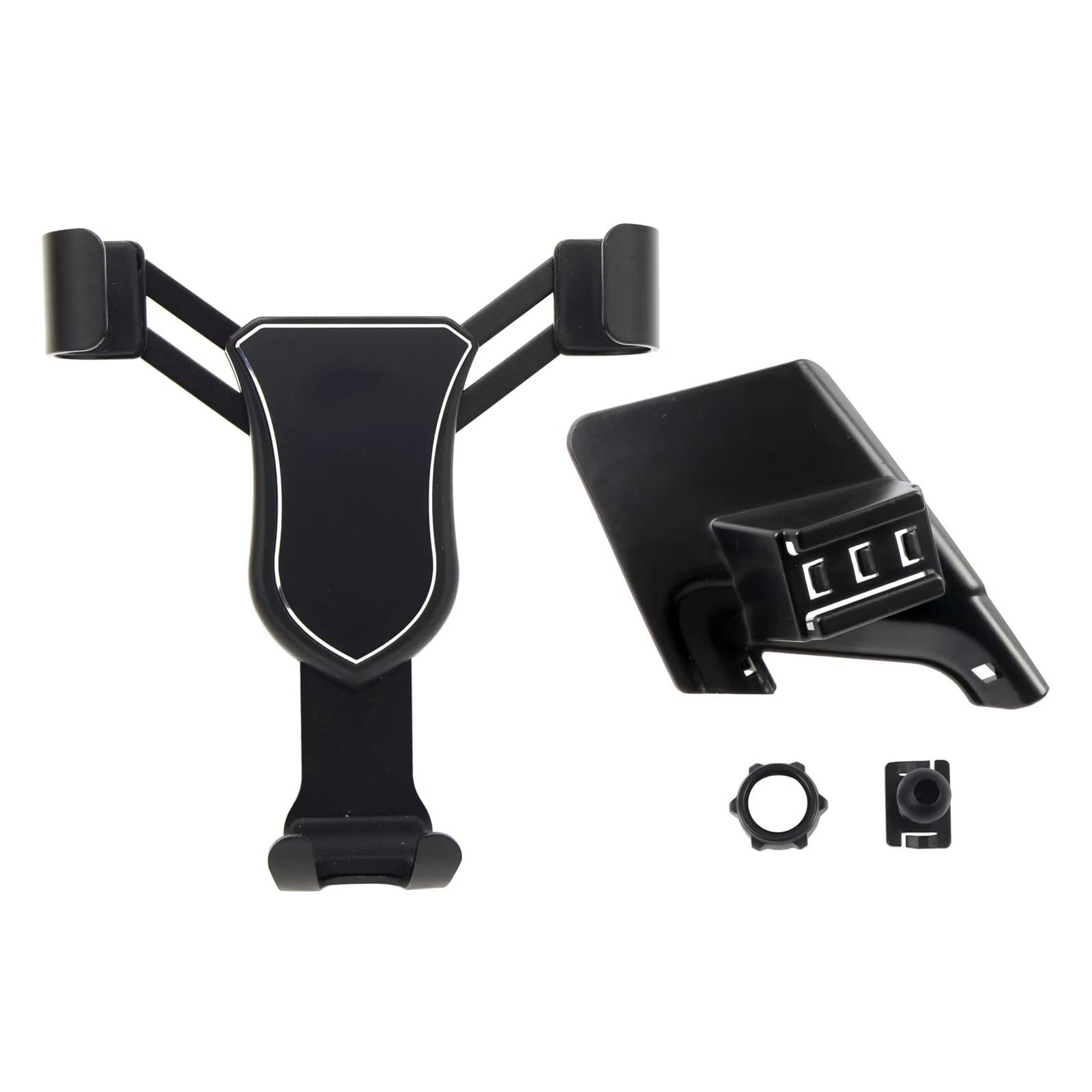 Modanatura Interni Auto Per Ford Per Fiesta 2008-2016 Supporto Per Telefono Auto Supporto Per Bocchetta Dell'aria Per Auto Supporto Per Smartphone Accessori Auto(Nero)