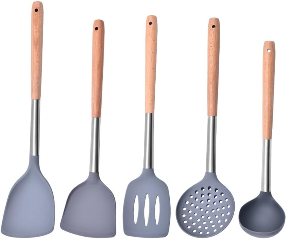 DUYHBAWRS-779 Kitchen Utensil Sets Non-Stick Long Shank Matter Mixture Shovel Dinnerware