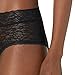 Amazon Essentials Women's Comfortable Lace Stretch Hipster Underwear, Pack of 4, Black, Small