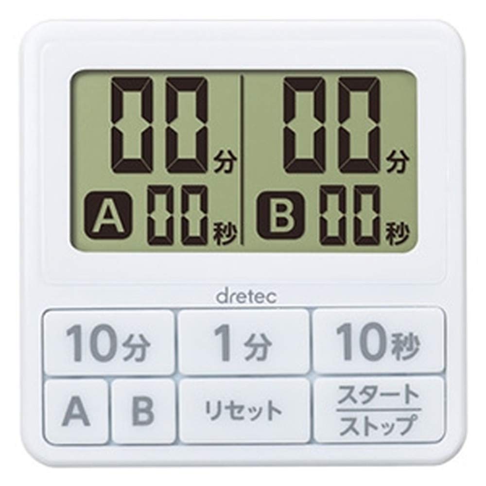 (未使用･未開封品)　dretec(ドリテック) ダブルタイマー デジタル ホワイト T-551WT df5ndr3 Amazon｜ドリテック(dretec) ダブルタイマー デジタル ホワイト T