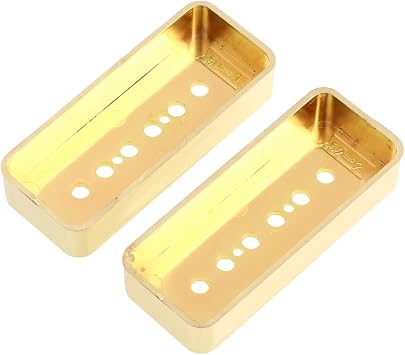 2PCS P-90 P90 Soap-bar Soapbar Pickup Covers Gold-Plated 50MM & 52MM Pole Spacing