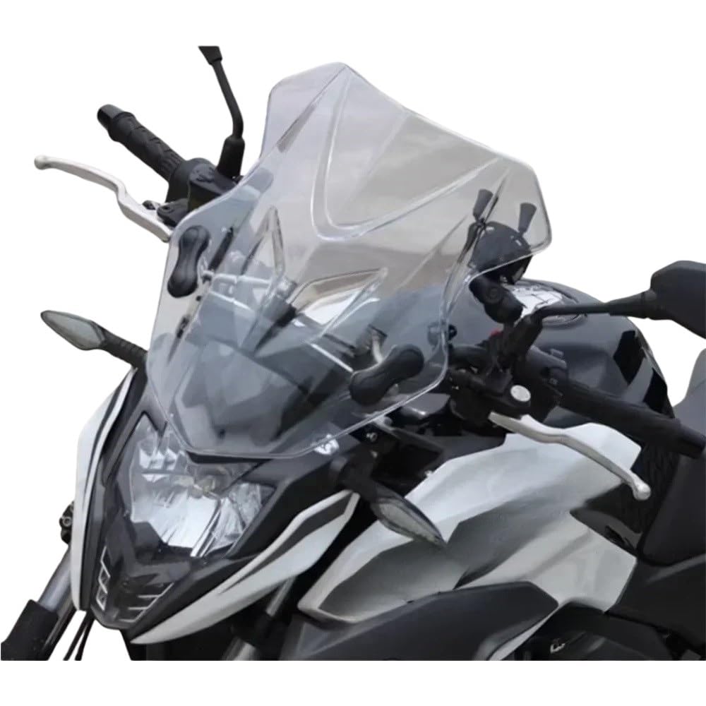 Spoiler parabrezza anteriore Estensione parabrezza anteriore per moto, deflettore, accessori modificati con staffa per 650NK 400NK 150NK