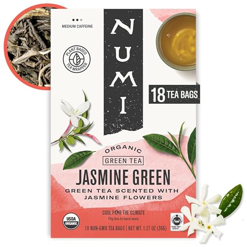 Numi Organic Green Tea with Jasmine, 18...