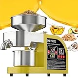 Máquina automática de prensado de aceite con control inteligente de temperatura para prensado en frío y caliente