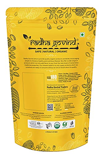 Image of Radha Govind Raw Basil Seeds for Eating 700 g High in Fiber and Omega3 Sabja Seeds