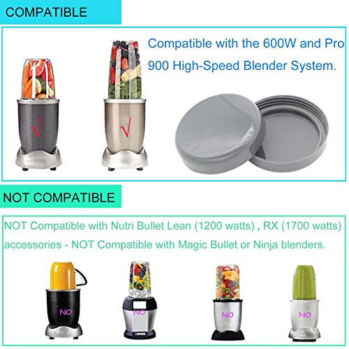 2 Pack Tapa para Vaso Compatible Nutribullet miniatura 4
