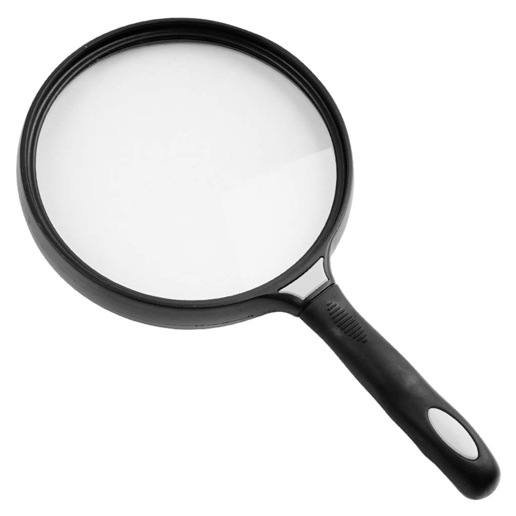 2.5X Handheld Glass-Lighted Reading Magnifier Suitable for Seniors Reading Soldering Inspection