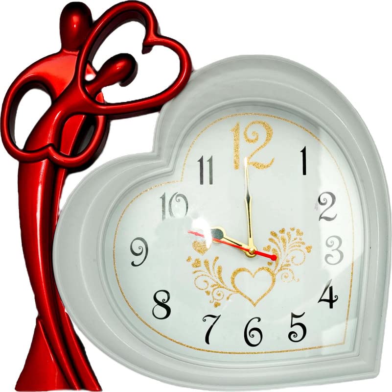 Sigaram Analog 35 cm X 33 cm Wall Clock (White, with Glass, Standard)