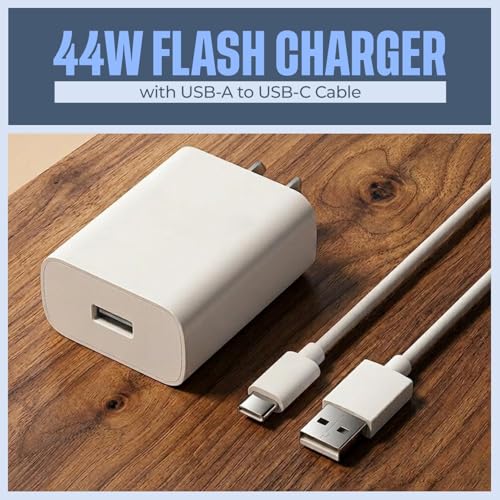 Image of UNIGEN 44W Flash Charge USB Fast Charger Compatible with Vivo V21, V20, Y73, Y100, T2, T1,T4X,Lite /Ultra /T3 /3X /Pro /T2X,Z10 /10X /5G,9X,9S,Lite,7 Pro,Y28S /28E /39 /19E (White)