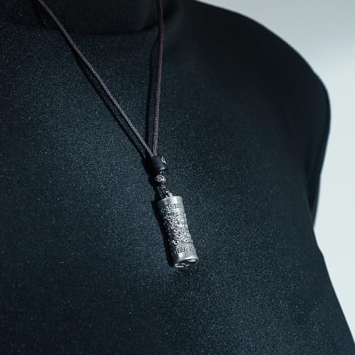 Memorial Cremation Urn Necklaces, Small Keepsake Urn for Human Ashes, Pet Urns for Dog & Cat Ashes, Mini & Compact Urn, 18g Lightweight, Brass2