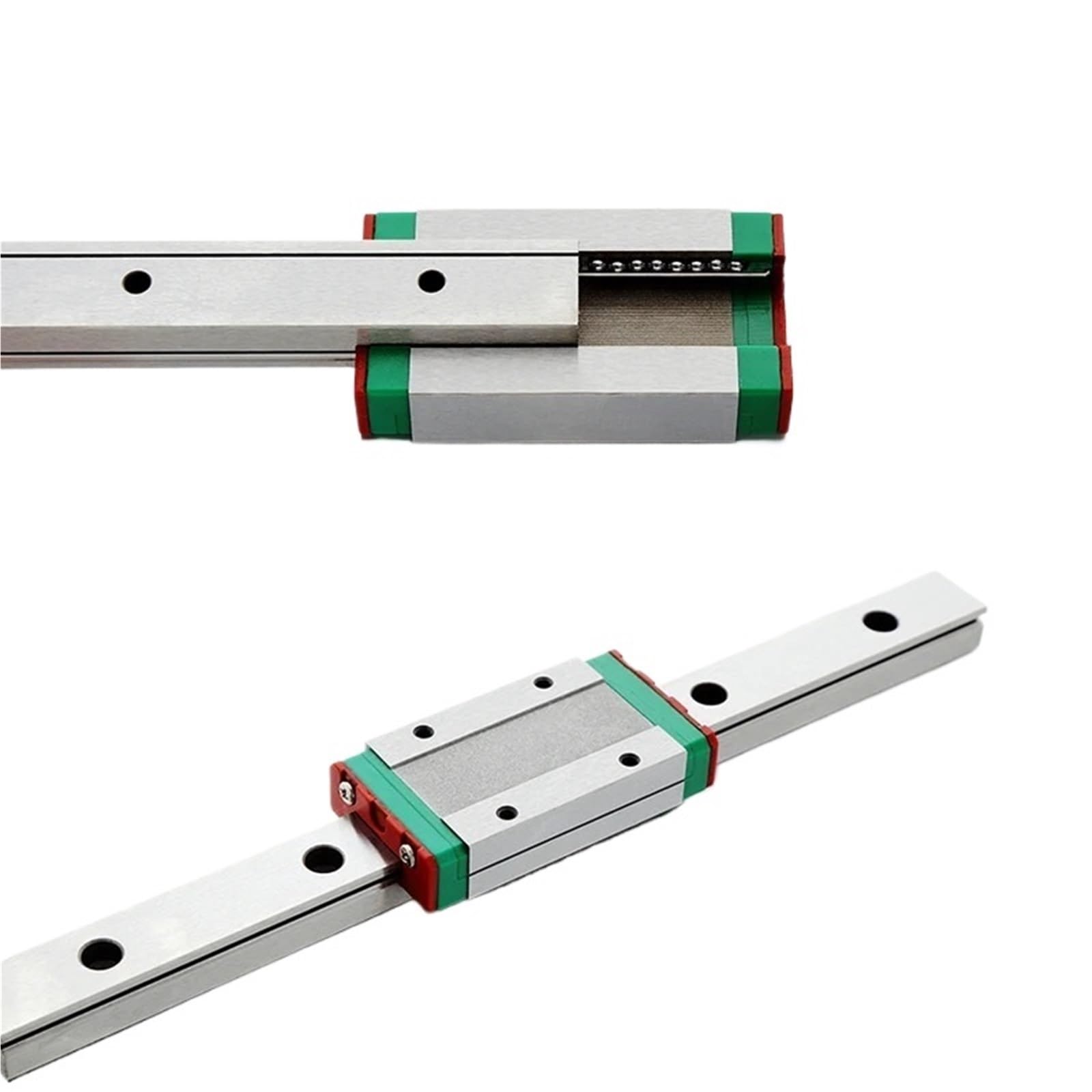 Prowadnica liniowa MGN12 MGN9 MGN15 MGN7 CNC części drukarki 3D miniaturowa prowadnica liniowa wózek przesuwny konfigurowalny dowolny legth(MGN7C, 350mm)