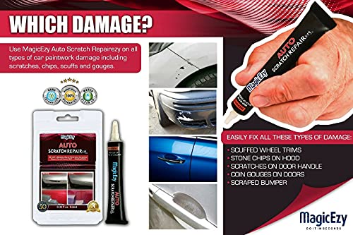 Magicezy Auto Scratch Repairezy - (Black Kit) Touch Up Paint For Car Scratches And Chip Repairs | All Makes And Models | No Need For Factory Color Match #TOP4
