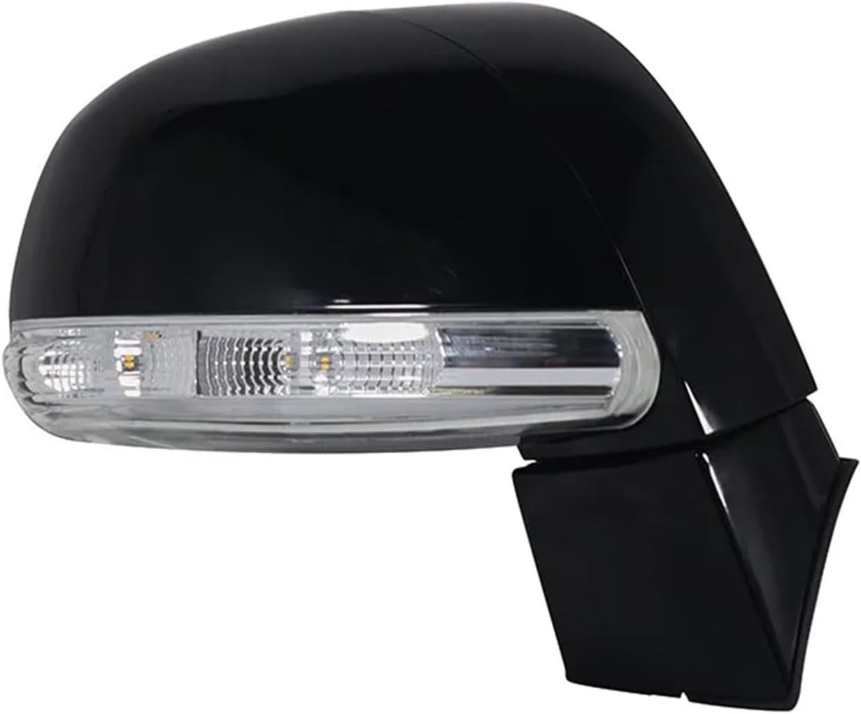 Auto Door Wing Rear View Mirror Assembly Car Rearview Side Mirror Assembly Compatible For Chevrolet for Captiva 2008-2017 96818101 96818102(Black-6PINS-Right) (Black-6PINS-Left)