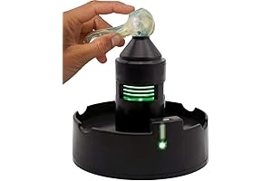 Electronic Suction Green Led Light Electric Marijuana Bowl