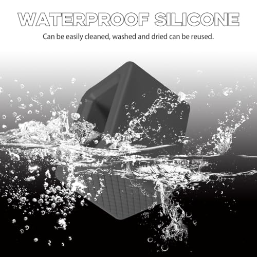 image for Augeny 2 PCS Seat Belt Buckle Holder, Silicone Auto Rear Seatbelt Buck