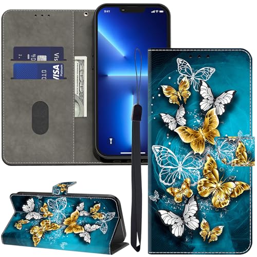 Étui portefeuille LG V60 ThinQ 5G ALILANG en cuir PU vert avec porte-cartes intégré