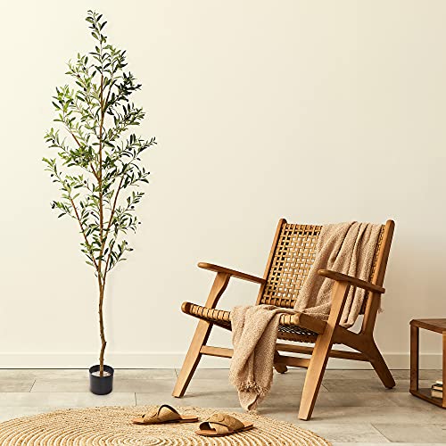 Nearly Natural 82” Olive Artificial Silk Trees Green #TOP4