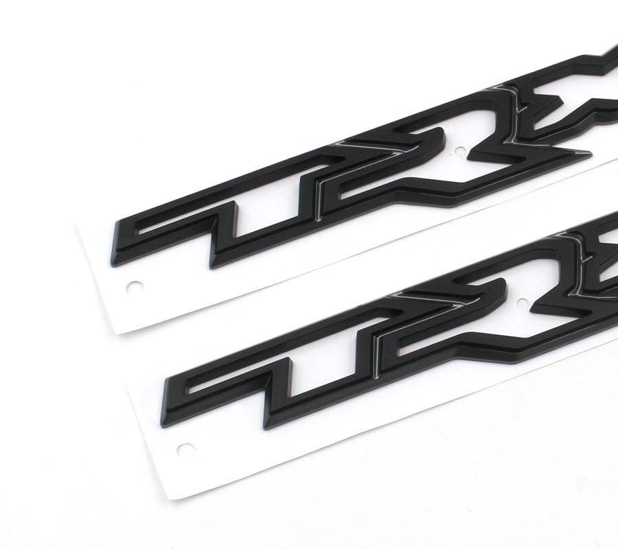 2pcs Black Tailgate Emblem Compatible with New 2021-2024 Ram 1500 TRX (Black)