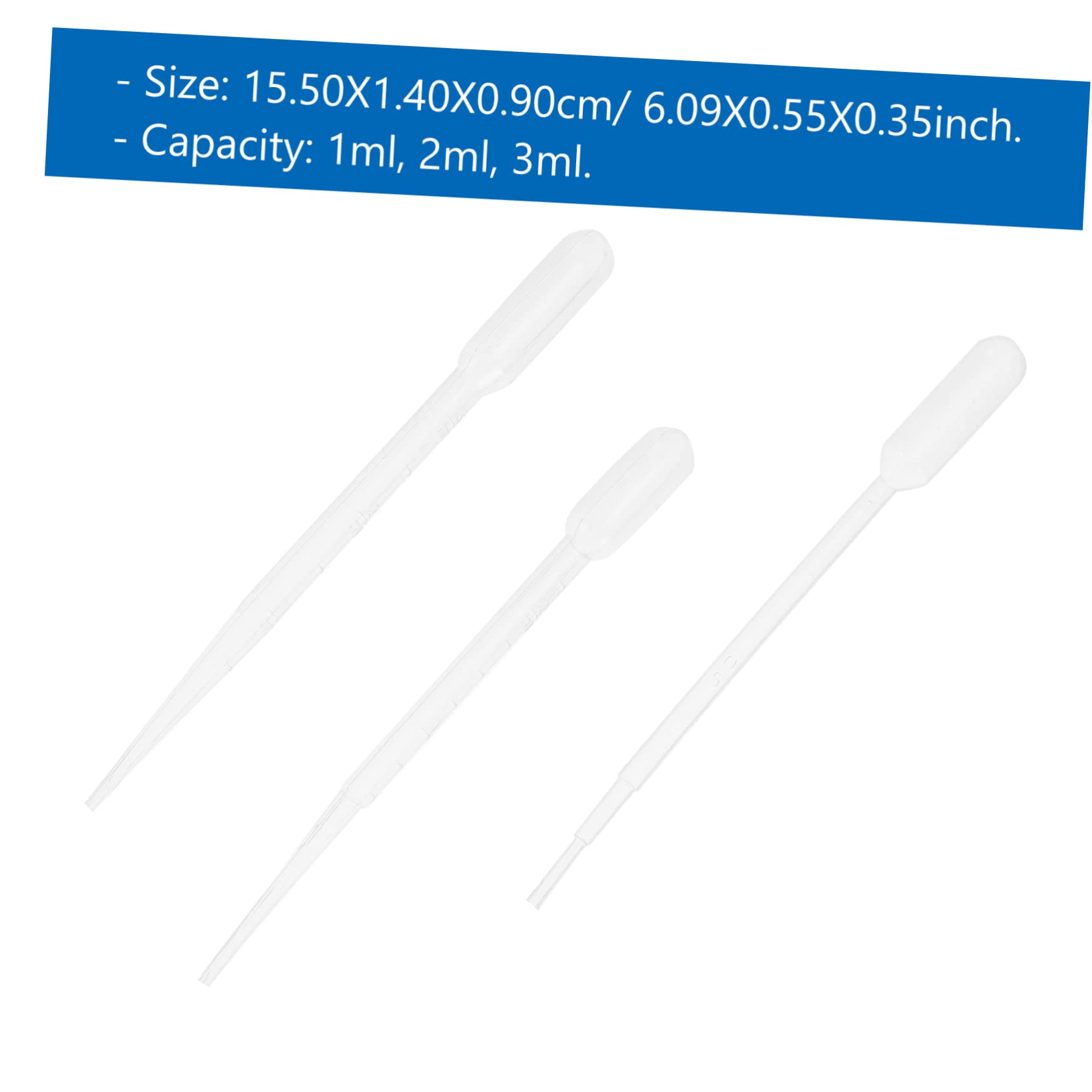 FUNOMOCYA 300 Pcs Plastic Dropper Straw Dropper Pipettes Clear Medicine Eye Dropper Essential Oil Dropper Pippets Droppers Liquid Droppers Pet Eye Dropper Straws Medicine Droppers