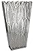 Produktbild GILDE Blumenvase Vase aus Aluminium - Deko Wohnzimmer Geschenk für Frauen Geburtstag Muttertag - Farbe: Silber Höhe 26,5 cm