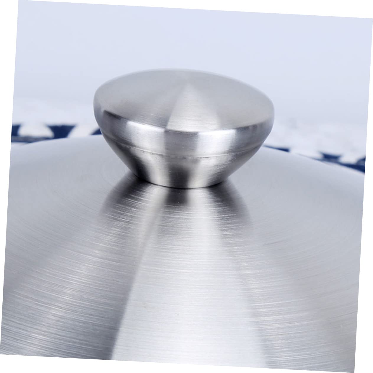 Coperchio per Pentole in Acciaio Inox Argentato, 1 Pezzo