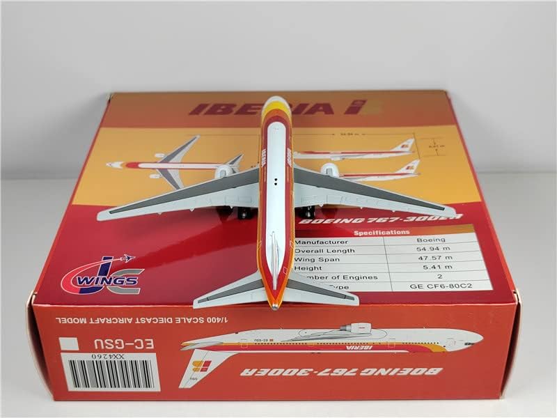 ACE HOBBY for JC Wings for Iberia for Boeing B767-300 EC-GTI 1:400 Aircraft Pre-Built Model