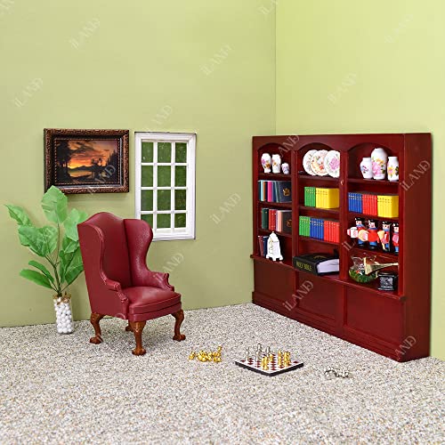 Iland Miniature Dollhouse Accessories For Vintage Dollhouse Furniture, Frames W/Printed Classical Paintings Set (4 Dark Brass Frames W/ 8 Pictures) #TOP4