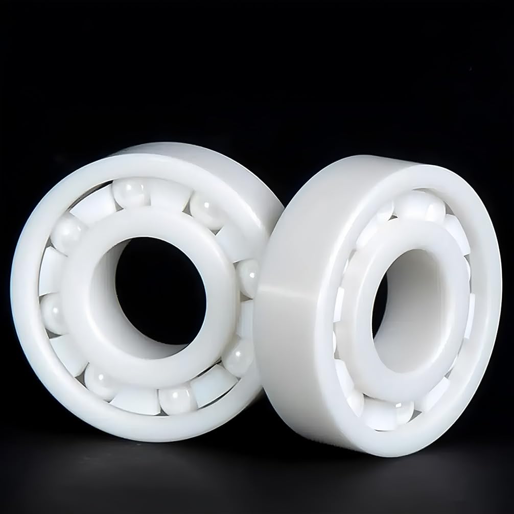 Roulement à billes en céramique avec oxyde de zirconium rainuré 6200 6201 6202 6203 6204 6205 6206 6207 6208 6209 6210 6211 6212 6213 6214 6215 6216 Résistant aux hautes températures CE 2RS