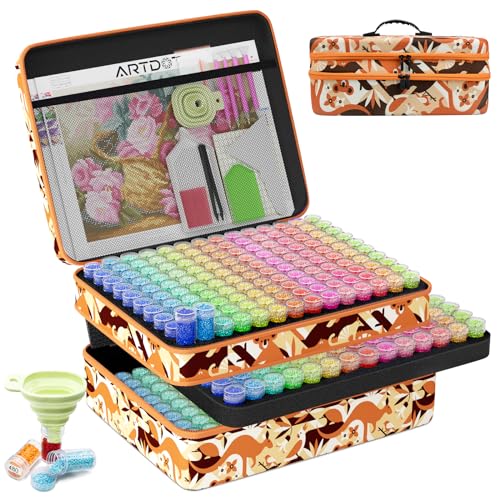 Evita pérdidas con el kit ARTDOT de diamond painting y sus 420 botes organizadores