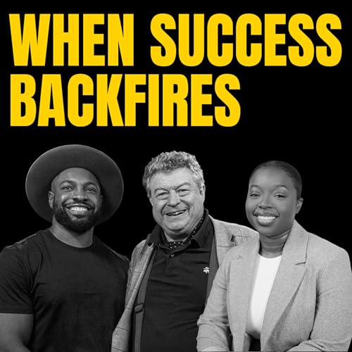 Ama Amo-Agyei with Rory Sutherland and Elfried Samba on founders and the cost of success