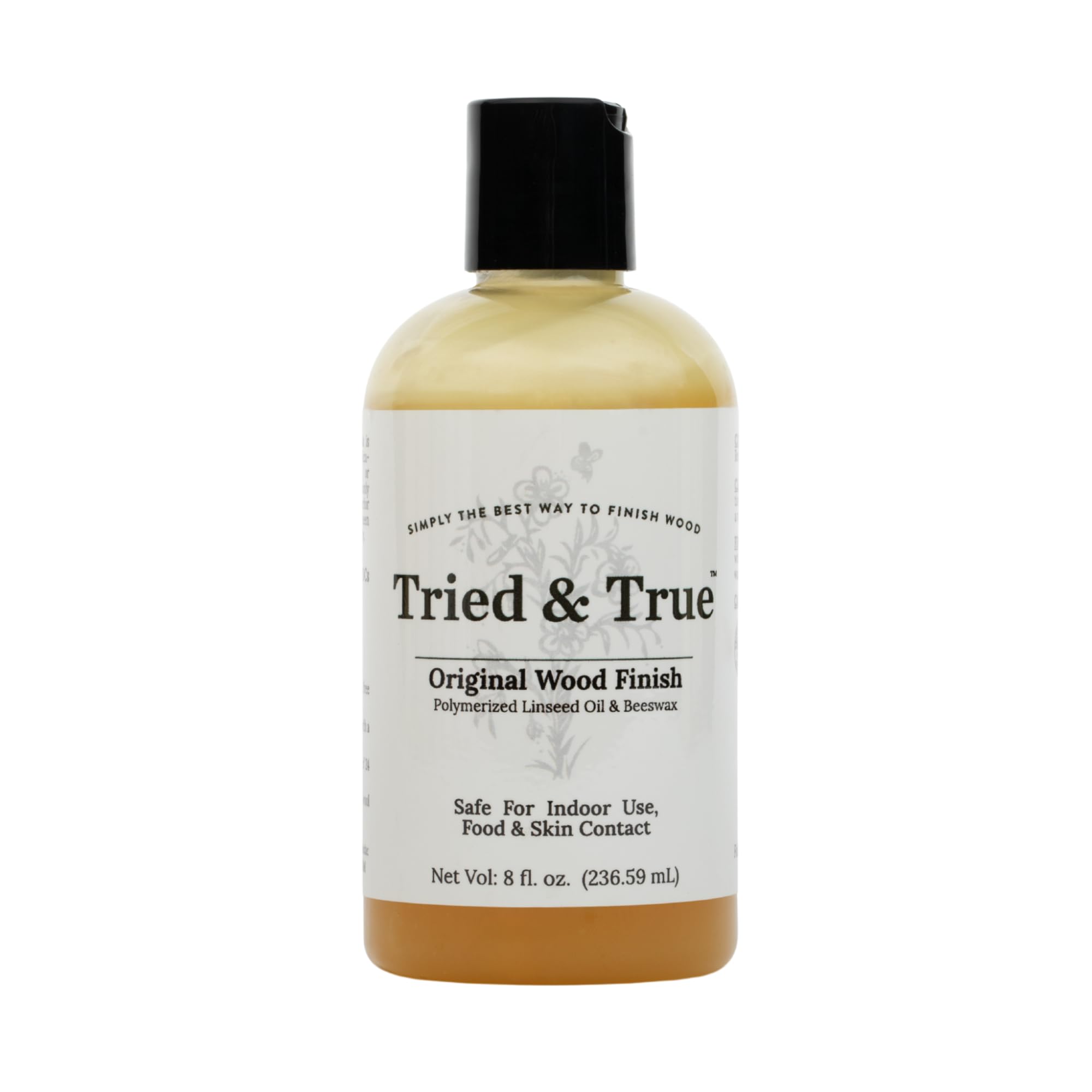 Tried & True Original Wood Finish 8 oz. | Linseed Oil & Beeswax Blend for Woodworking Projects Long-Lasting Durability Food Safe Sealer Non-Toxic Wood Finish product thumbnail 3