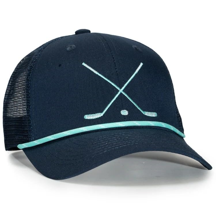Image of ChalkTalkSPORTS Hockey Hat - Rope or Trucker - Youth & Adult