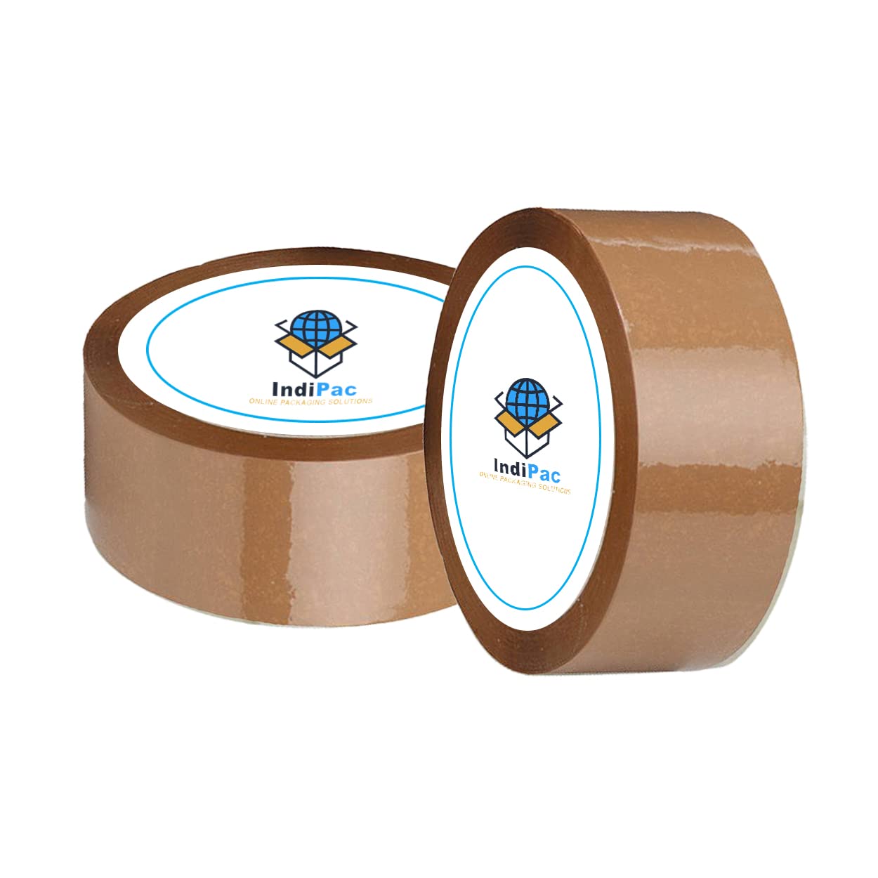 IndiPac Self Adhesive Tittle- Brown Cello BOPP Tape - 2inch 65 Meters in Length Industrial Packaging & Shipping Tape for Office, Home Use & E-commerce Box Packing - Pack of pcs (2) (B0C37QKH12) Amazon Price History, Amazon Price Tracker
