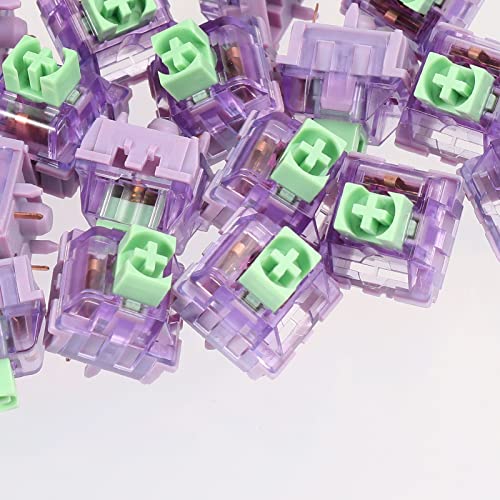 DUROCK Lupine Linear Switches 62g 2-Stage Long Spring 5 Pins Box Switch with Long Stem Pole Switches for Mechanical Keyboards (Pre-Lubed, 90pcs) - Image 5