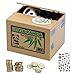 MOMMED Caja de Dinero Electrónica Panda - Caja de Dinero con Pata de Panda para Monedas - Hucha Divertida Pequeña Caja de Ahorros Eléctricos - Caja de Dinero - Caja de Dinero Panda