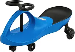 Carrinho Rolimã Infantil | Resistente, Seguro e Super Divertido | Rosa/Preto e Azul/Preto (Azul)