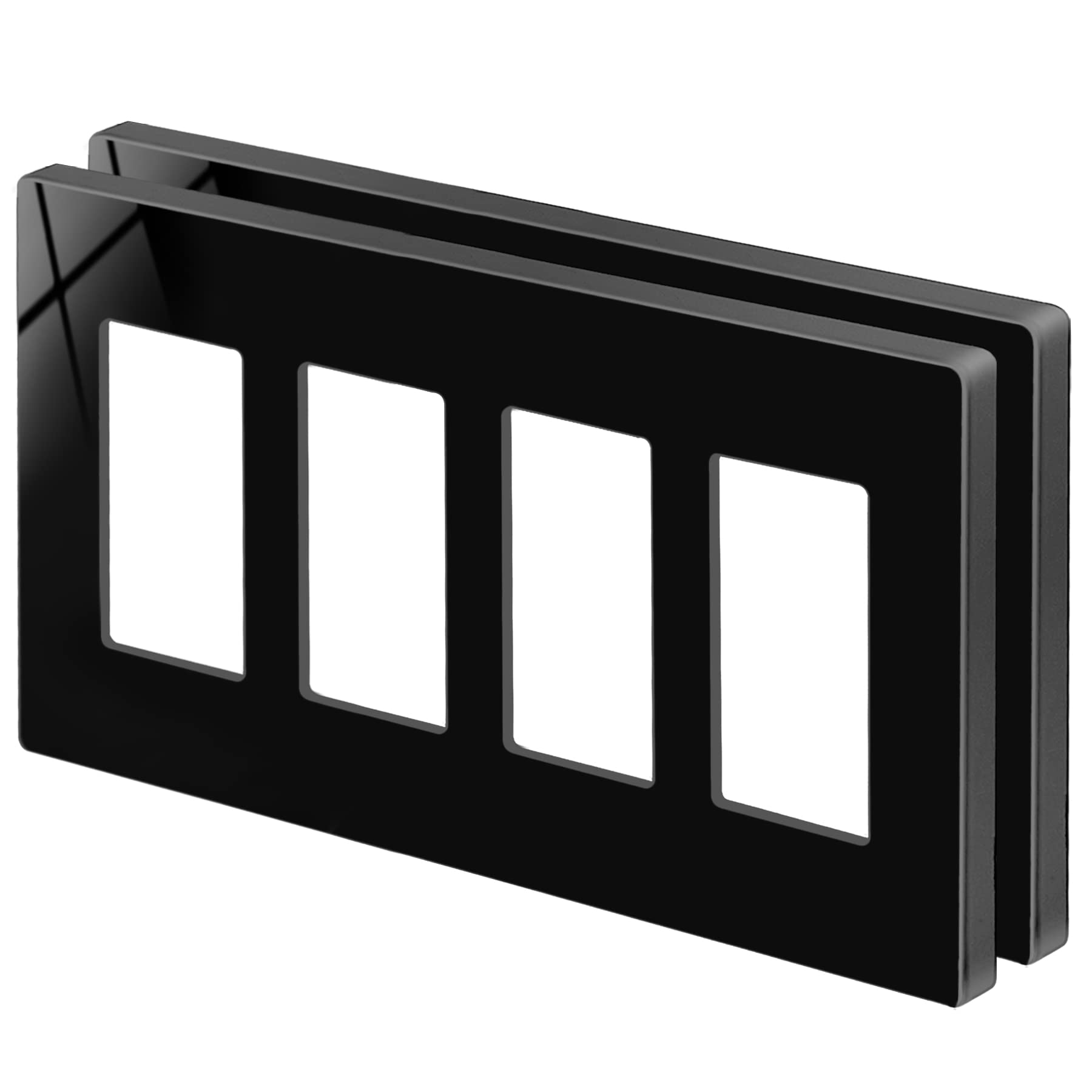 Elegant Screwless Wall Plates - Snow White -32 Elegant Screwless Wall Plates - Snow White -32