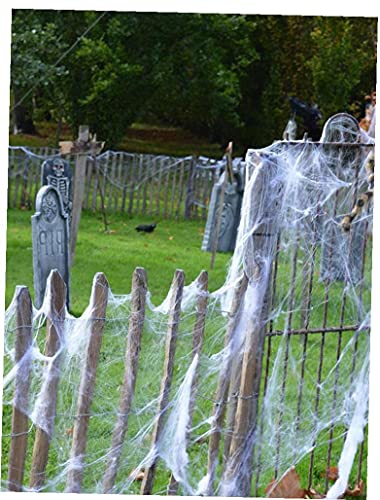 LjzlSxMF Halloween benodigdheden, Halloween Stretchable Spider Web Decoratie 60g spinnenwebben met 60 spinnen voor… - Afbeelding 6