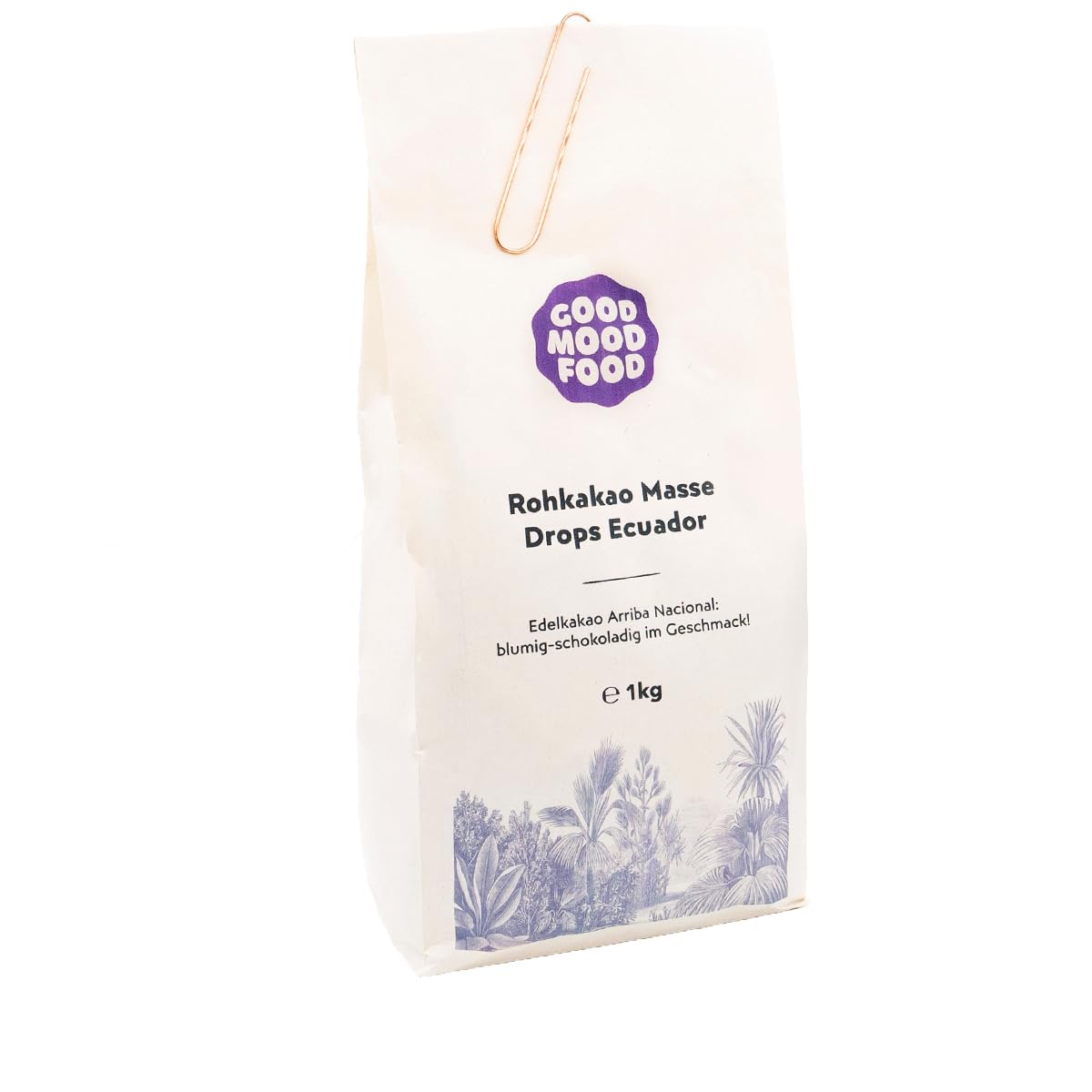 Goodmoodfood Bio Rohkakao Drops 1kg – Kakao vegan Trinkschokolade Ritualkakao Fairtrade Dark Chocolate