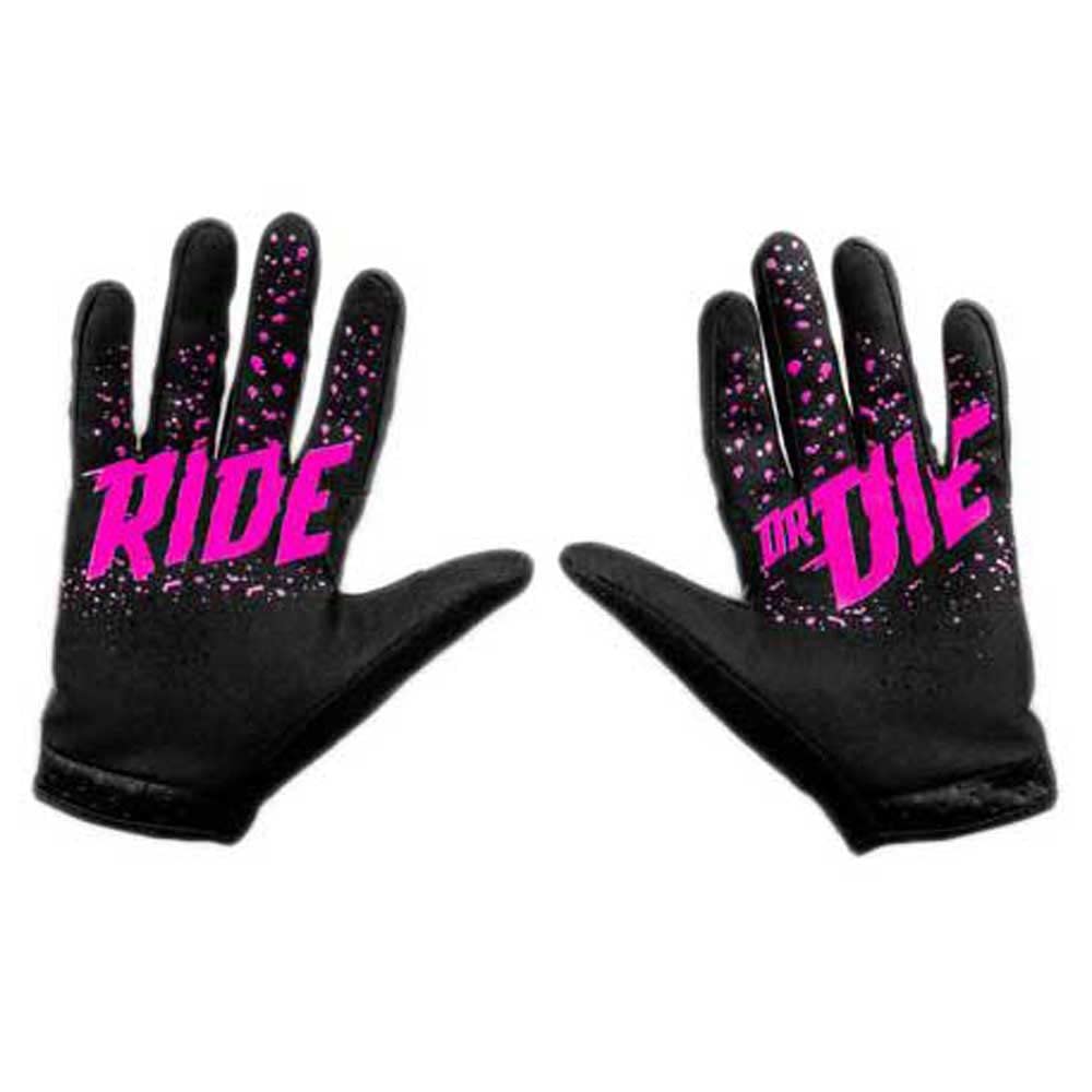 Muc-Off - MTB Gloves - Premium Ride Gloves - Protection, Comfort and Resistance - Ergonomic Shape - Palm with Silicone - Colour Green, Size L